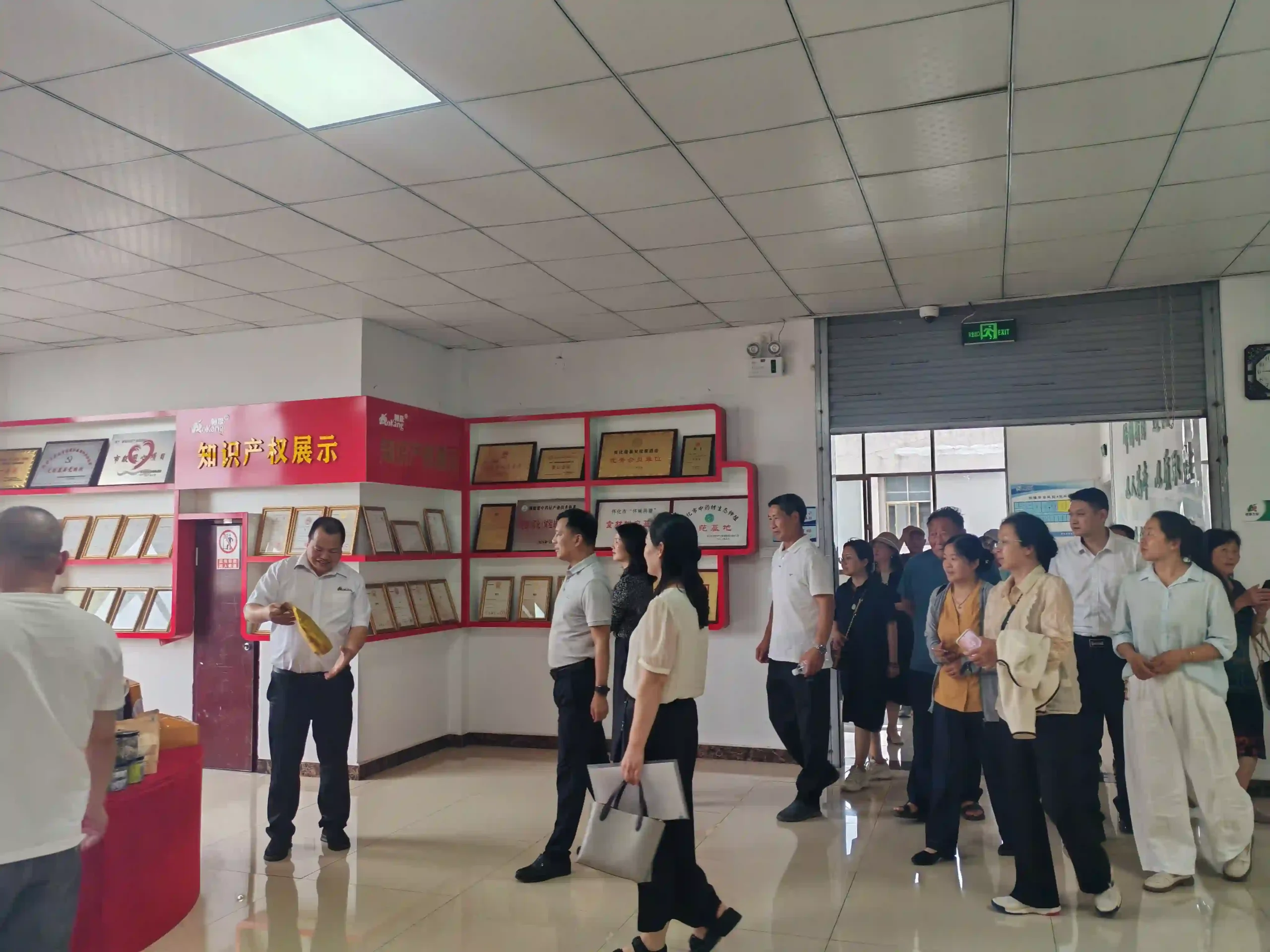 溆浦侨联参观湖南翱康